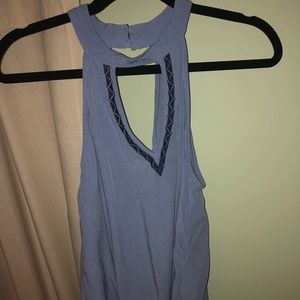 Baby blue tank top